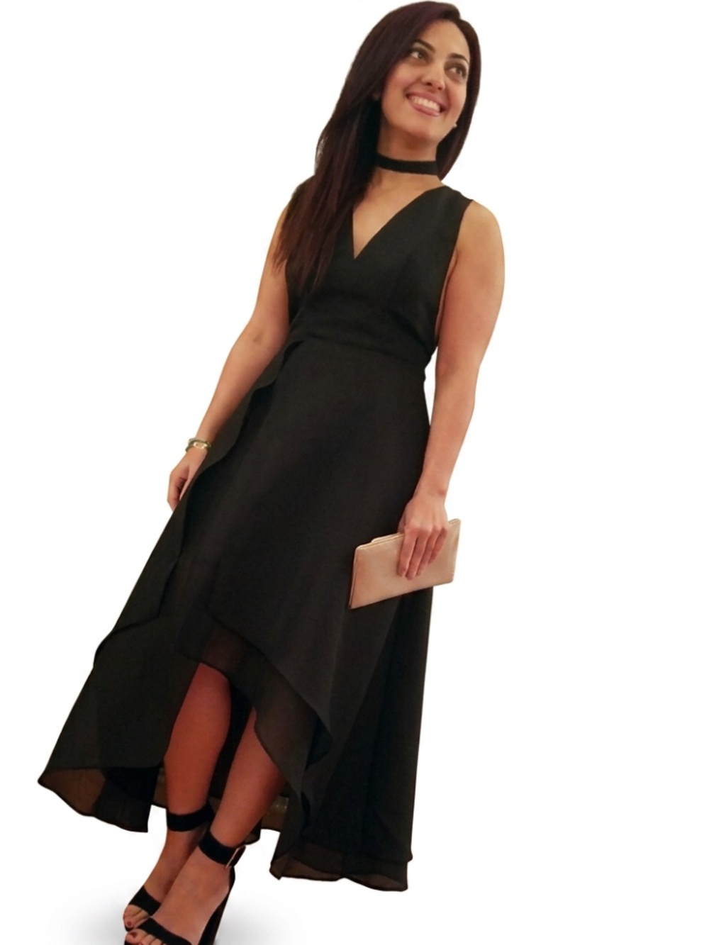 Keepsake The Label Black High-Low Formal Dress | XS | Petite Friendly